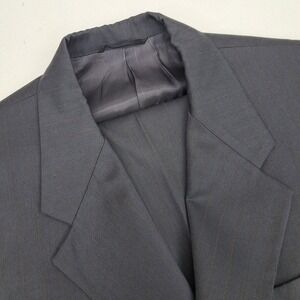 Innocenti Tom James Tailored Men's 42R Gray Pinstripe 2 Piece Suit Pants 34x29